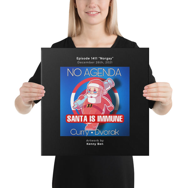 NO AGENDA 1411 - customizable canvas cover art