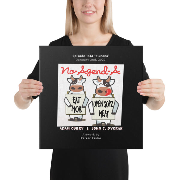 NO AGENDA 1413 - customizable canvas cover art