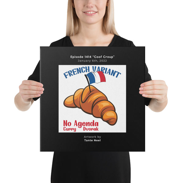 NO AGENDA 1414 - customizable canvas cover art