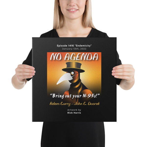 NO AGENDA 1416 - customizable canvas cover art