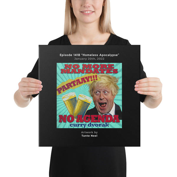 NO AGENDA 1418 - customizable canvas cover art