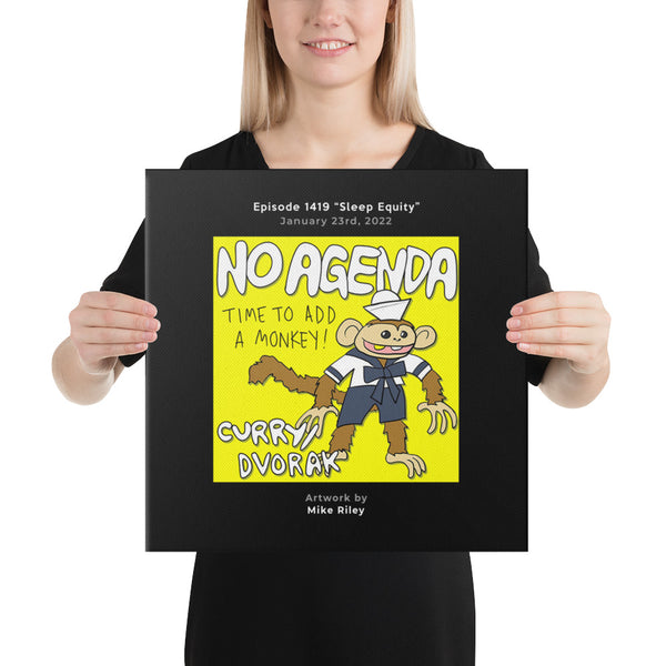 NO AGENDA 1419 - customizable canvas cover art