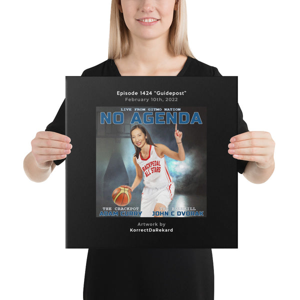 NO AGENDA 1424 - customizable canvas cover art