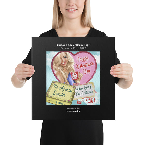 NO AGENDA 1425 - customizable canvas cover art