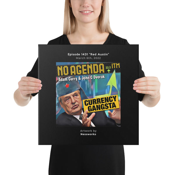 NO AGENDA 1431 - customizable canvas cover art