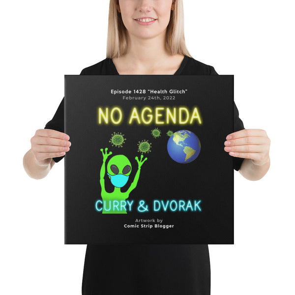 NO AGENDA 1428 - customizable canvas cover art