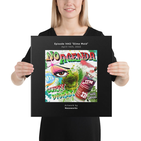 NO AGENDA 1442 - customizable canvas cover art