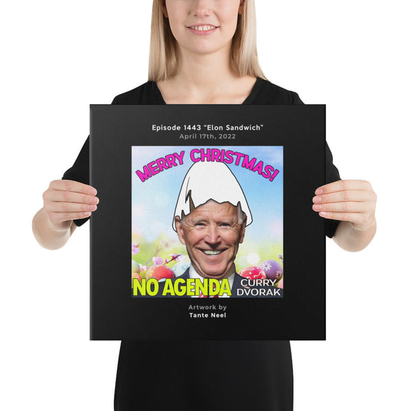 NO AGENDA 1443 - customizable canvas cover art