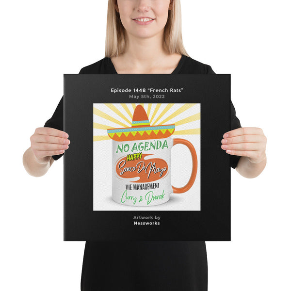 NO AGENDA 1448 - customizable canvas cover art