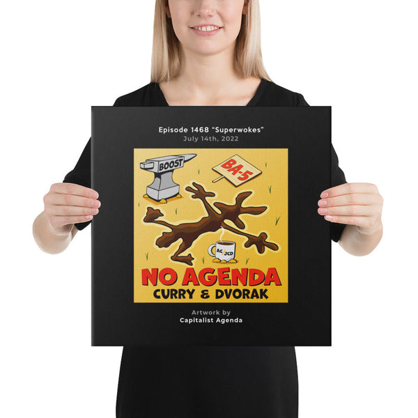 NO AGENDA 1468 - customizable canvas cover art