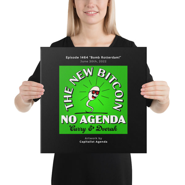 NO AGENDA 1464 - customizable canvas cover art