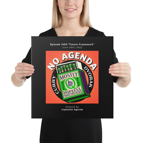 NO AGENDA 1463 - customizable canvas cover art