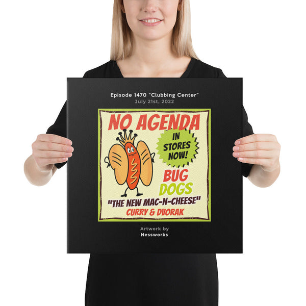 NO AGENDA 1470 - customizable canvas cover art