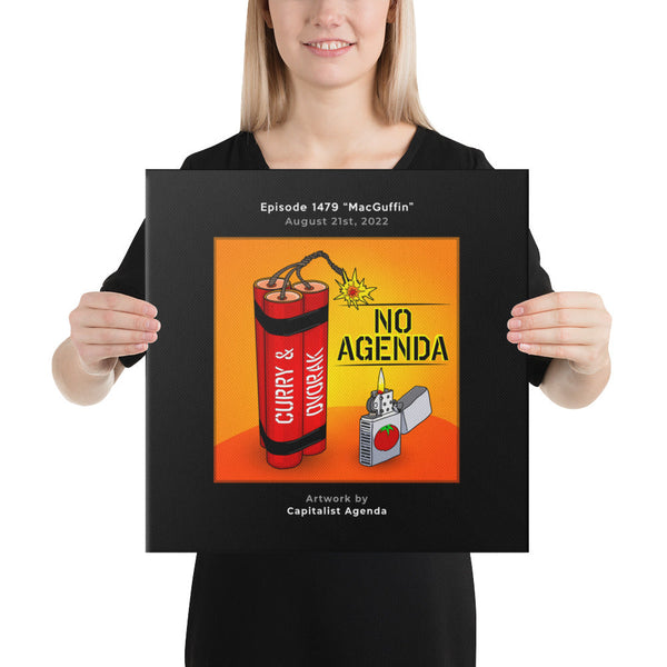 NO AGENDA 1479 - customizable canvas cover art