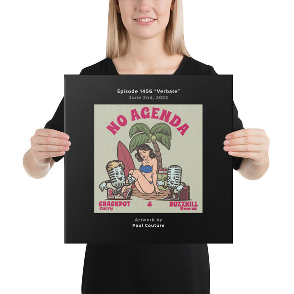 NO AGENDA 1456 - customizable canvas cover art