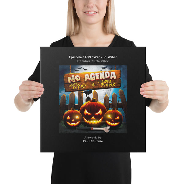 NO AGENDA 1499 - customizable canvas cover art