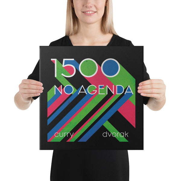 NO AGENDA 1500 - canvas cover art