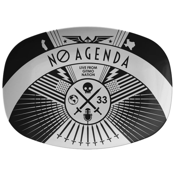 NO AGENDA RALLY - LIGHT - platter