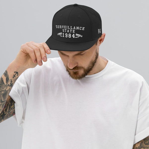 SURVEILLANCE STATE - high snapback hat