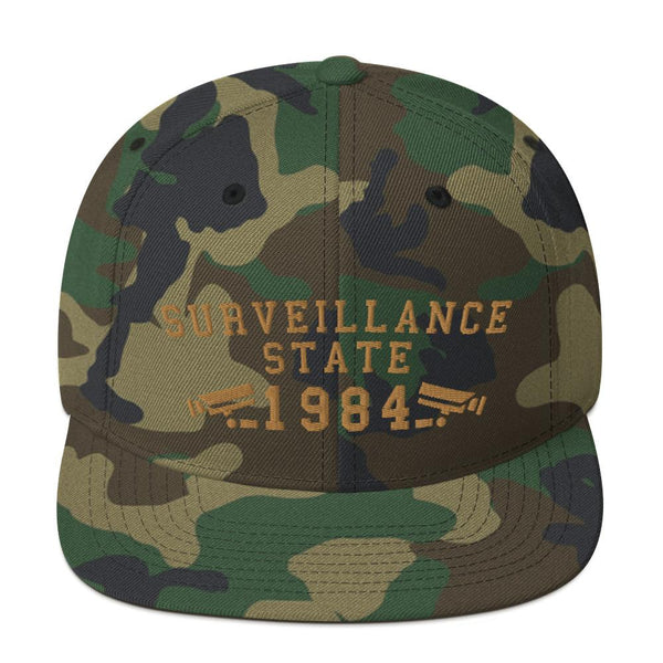 SURVEILLANCE STATE - high snapback hat