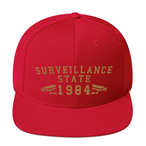 SURVEILLANCE STATE - high snapback hat