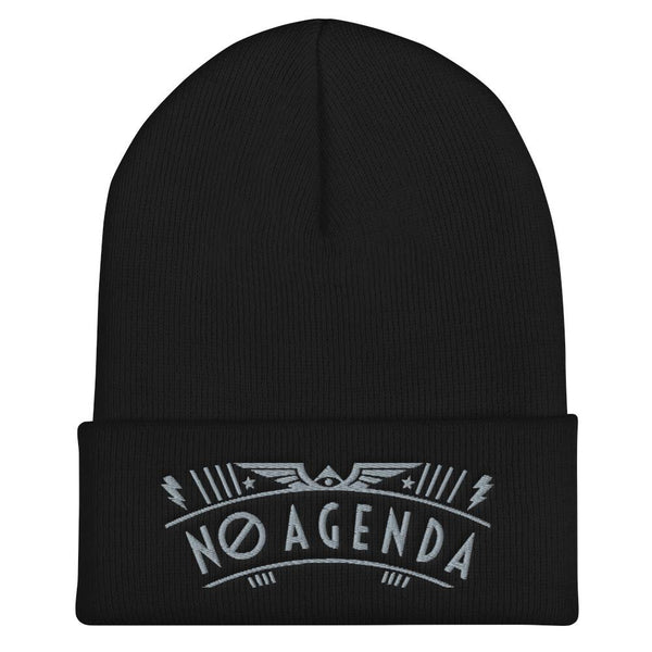 NO AGENDA RALLY - cuffed beanie