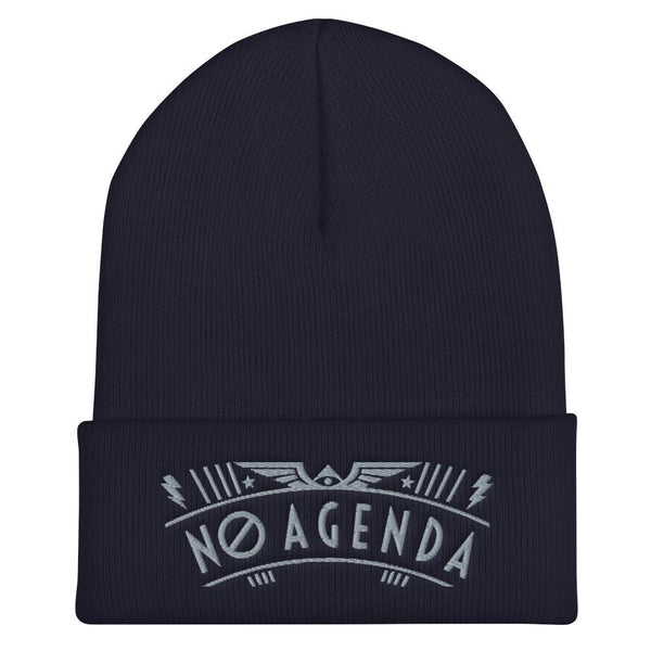 NO AGENDA RALLY - cuffed beanie