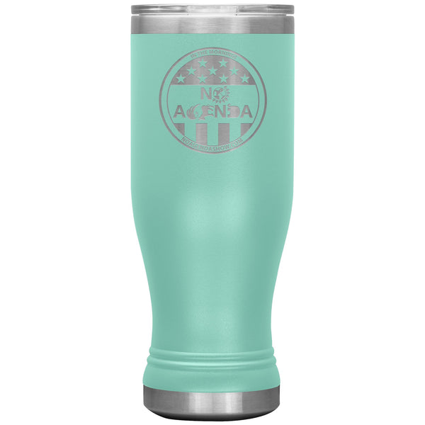 NO AGENDA PARTY TIME - 20 oz boho tumbler