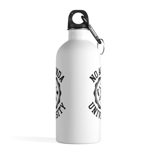 NO AGENDA UNIVERSITY - 14 oz water bottle