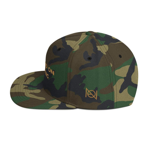 DONT TREAD ON PODCASTING - high snapback hat