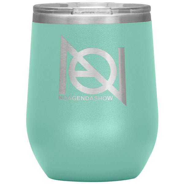 NO AGENDA SHOW - 12 oz wine tumbler