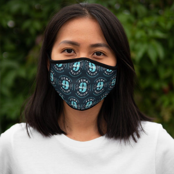 FEMA REGION NINE - BLUE - fitted face mask
