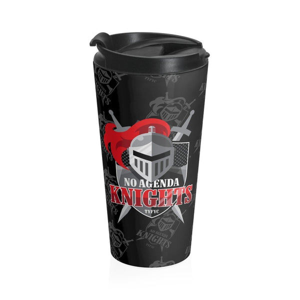 NO AGENDA KNIGHTS - 15oz travel mug