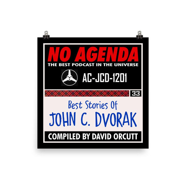 NO AGENDA 1201 - cover art poster print