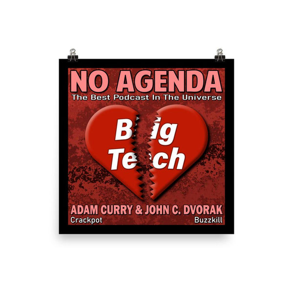 NO AGENDA 1182 - cover art poster print