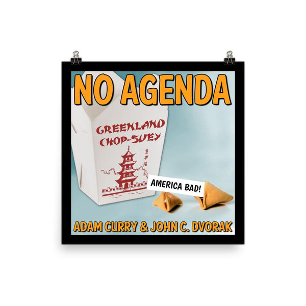NO AGENDA 1165 - cover art poster print