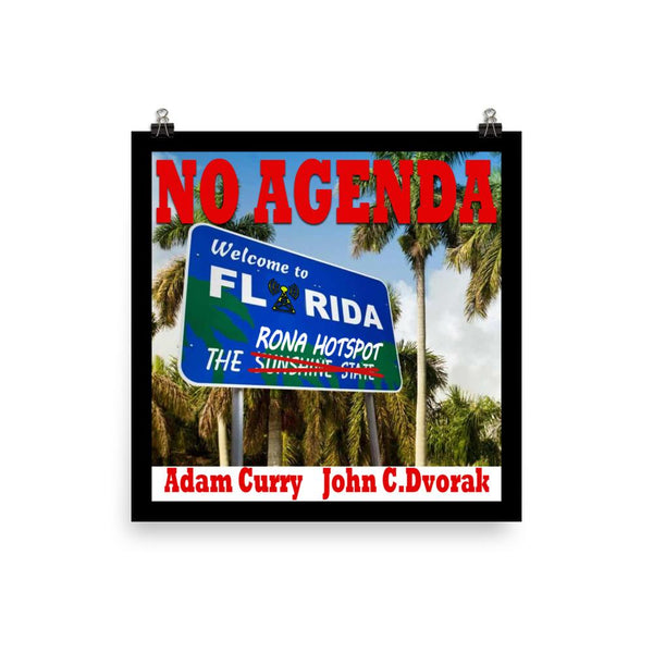 NO AGENDA 1266 - cover art poster print