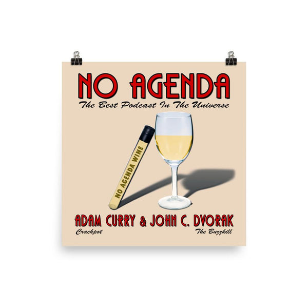 NO AGENDA 1148 - cover art poster print