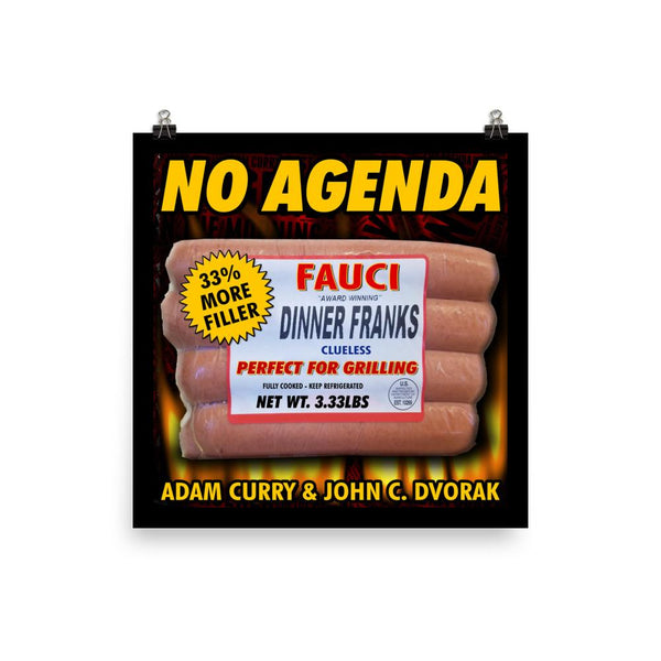 NO AGENDA 1265 - cover art poster print