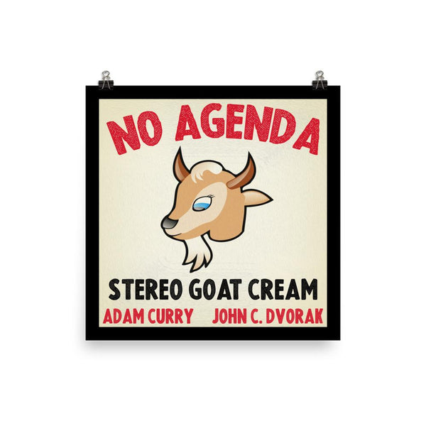 NO AGENDA 1254 - cover art poster print
