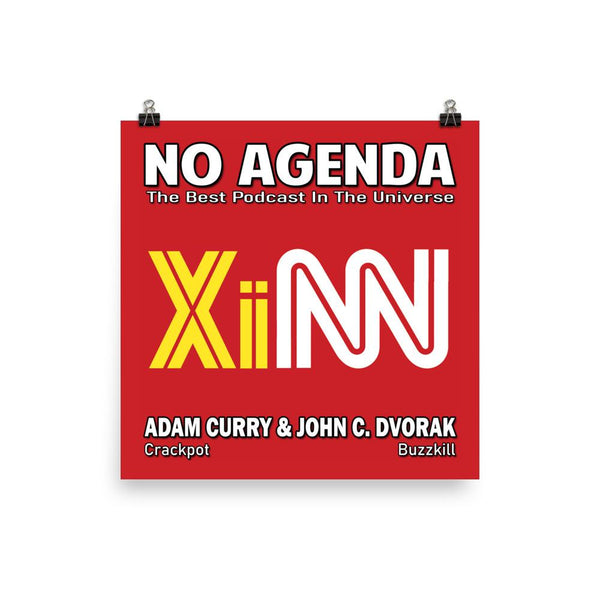 NO AGENDA 1234 - cover art poster print