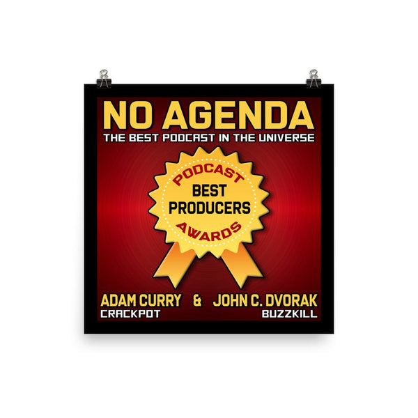 NO AGENDA 1217 - cover art poster print