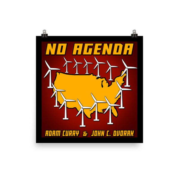 NO AGENDA 1340 - cover art poster print