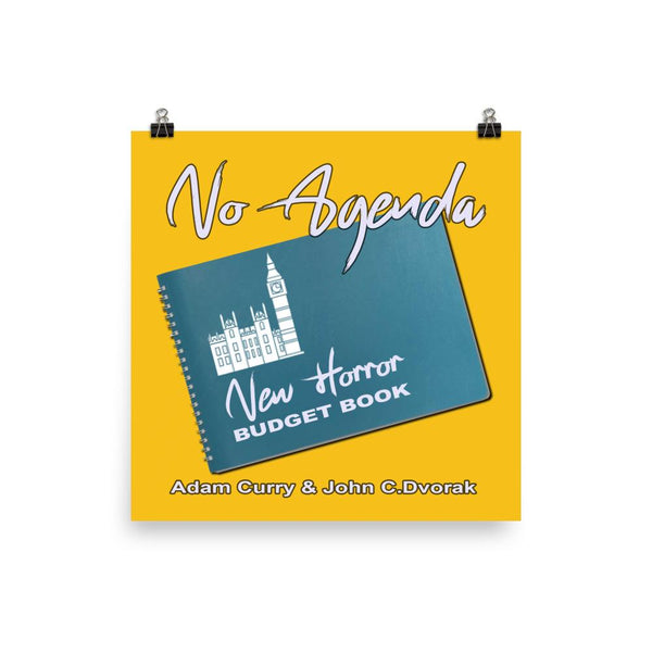 NO AGENDA 1358 - cover art poster print