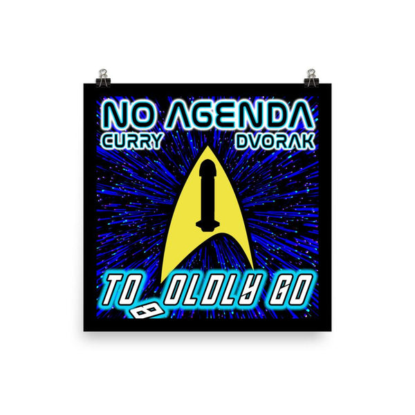NO AGENDA 1390 - cover art poster print