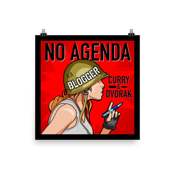 NO AGENDA 1492 - cover art poster print