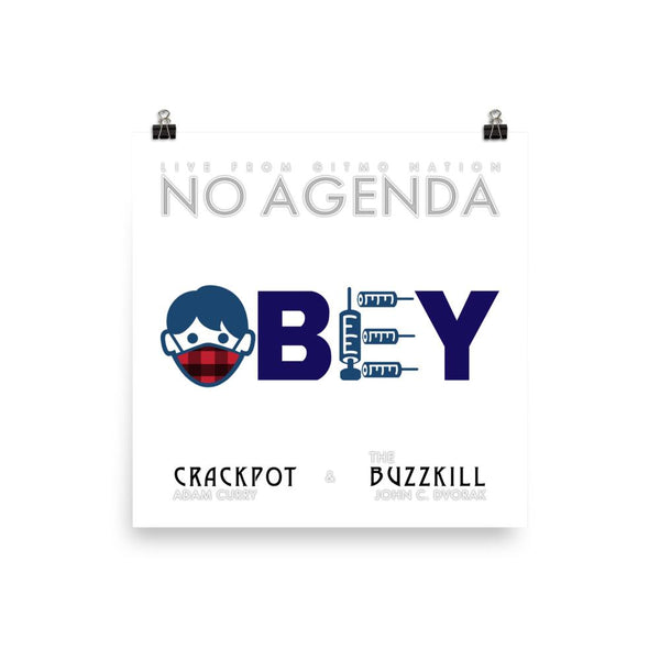 NO AGENDA 1323 - cover art poster print