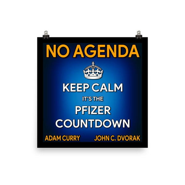 NO AGENDA 1301 - cover art poster print