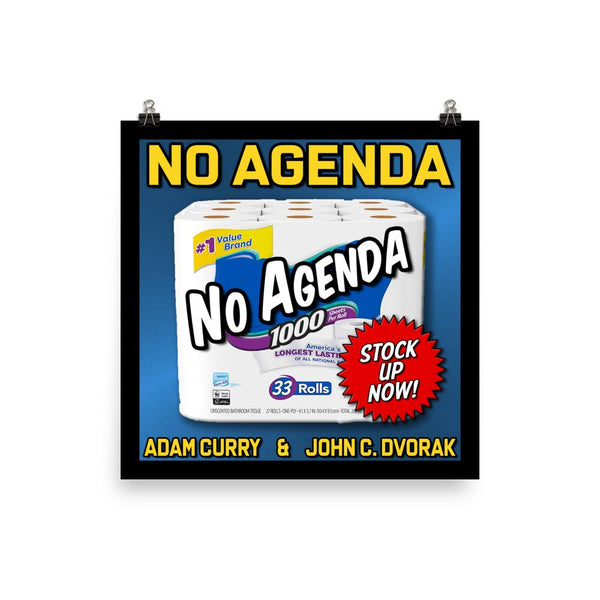 NO AGENDA 1223 - cover art poster print