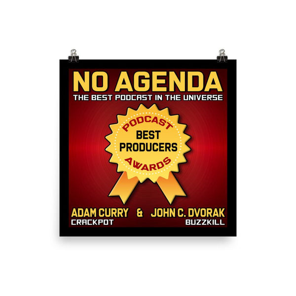 NO AGENDA 1217 - cover art poster print